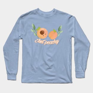 Just peachy design Long Sleeve T-Shirt